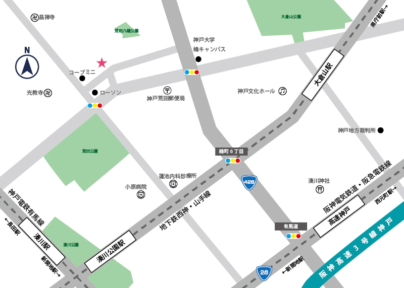 みなと幼稚園地図